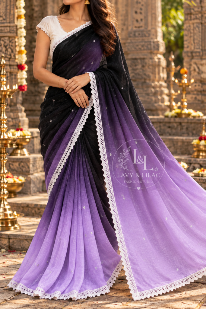 Cosmic Soft Linen Sarees