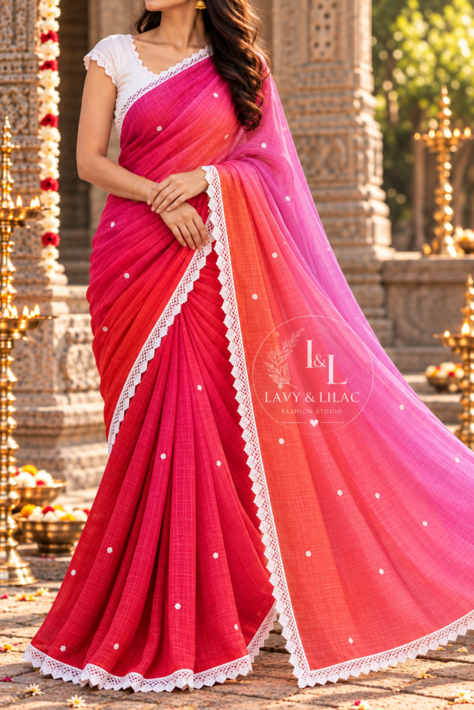 Rose Soft Linen Sarees