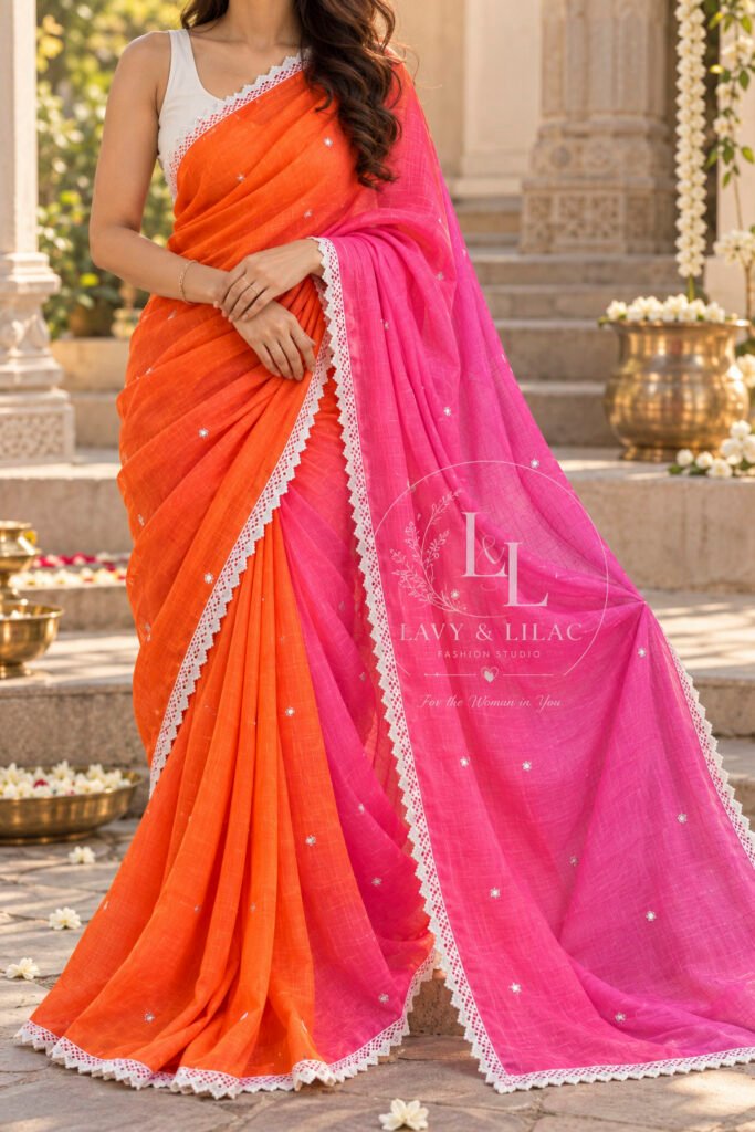 Soft Linen Saree Collection